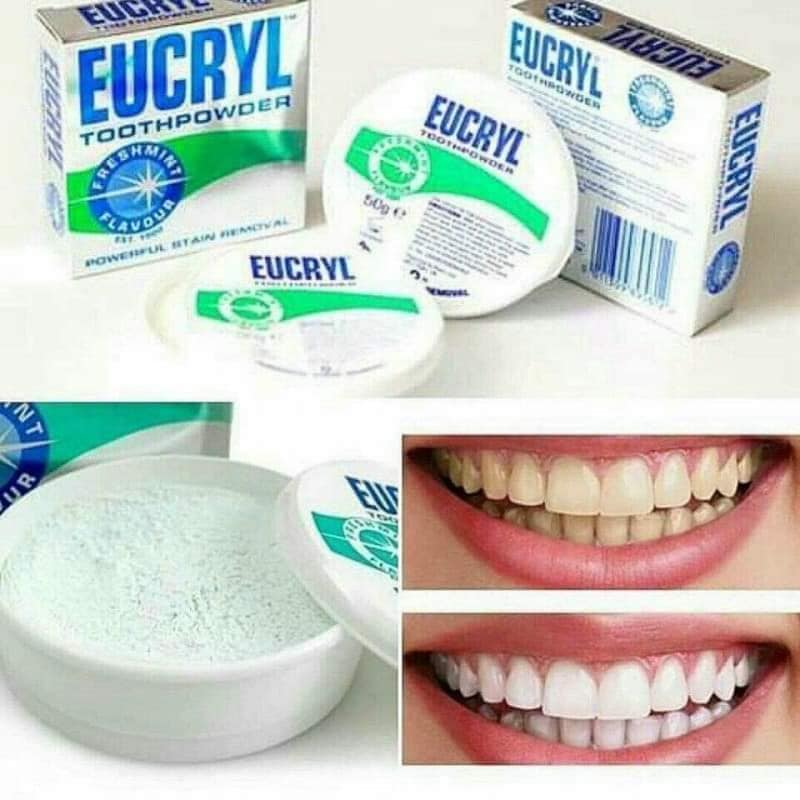 Bột Trắng Răng Eucryl Tooth Powder ANH
