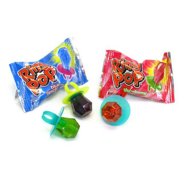 [HCM]Kẹo Nhẫn Mỹ Ring Pop Red White & Blue 1 cái