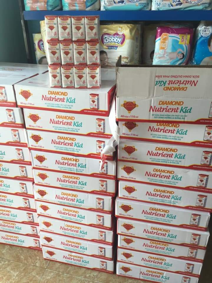 Sữa pha sẵn nutrient kid 110ml *48 hộp date mới nhất