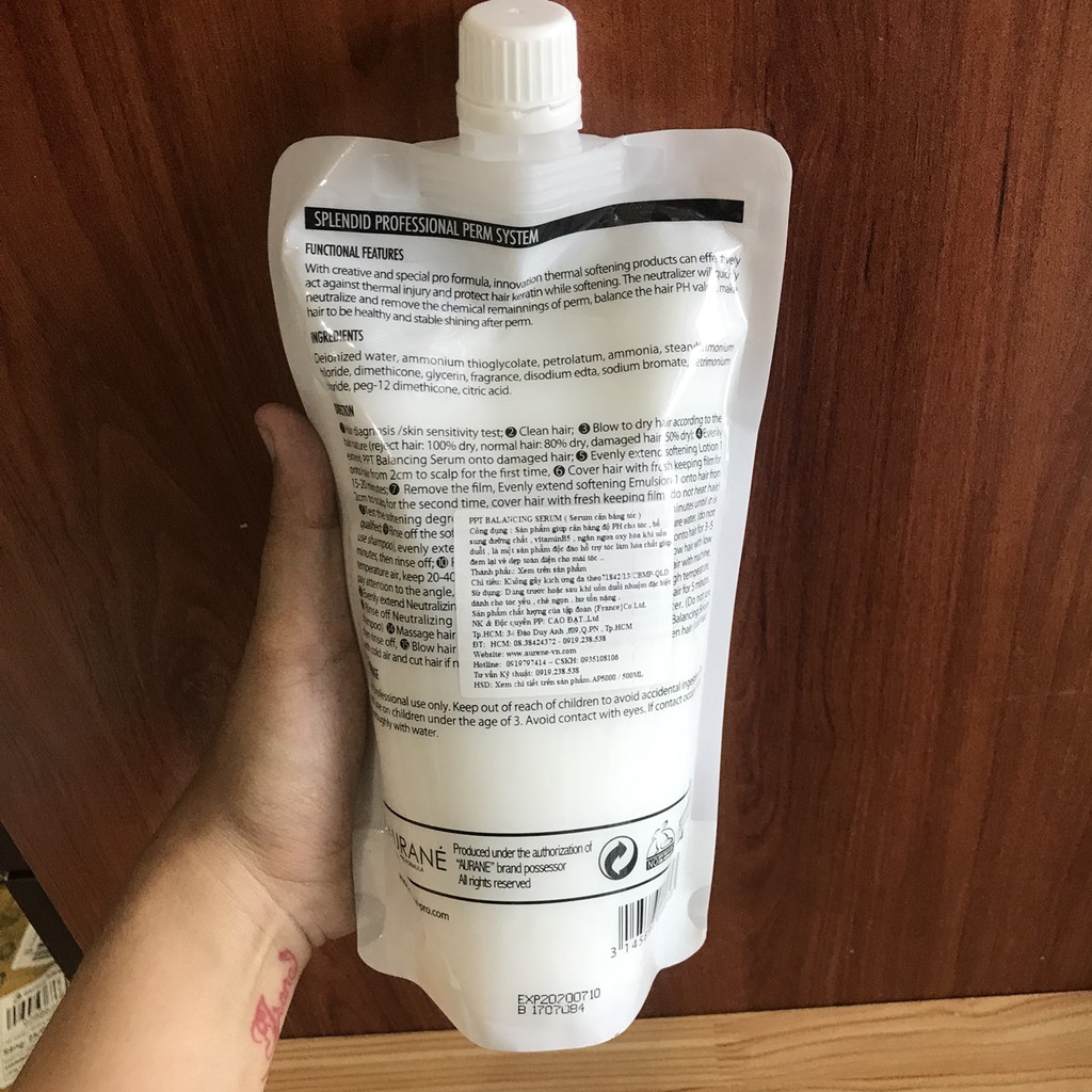 Hấp hồi phục Enzyme cân bằng PPT Balancing Serum Aurane 500ml