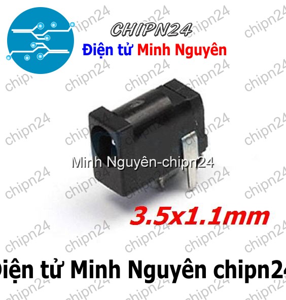 [5 cái] (F88.2) Jack DC hàn bo 3.5x1.1mm - HH001438