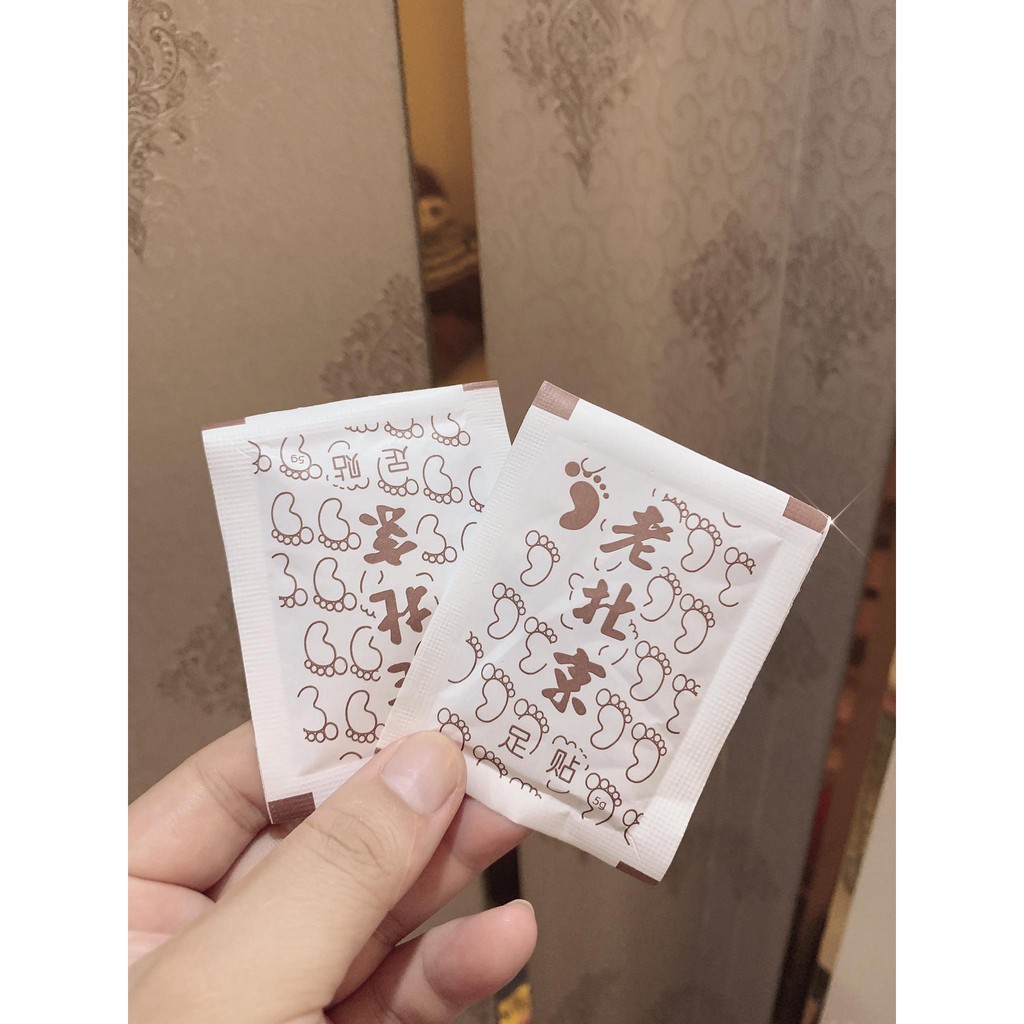 Miếng dán bàn chân - Thải độc tố [ Ngủ ngon - đẹp da- Hộp 50 miếng ]