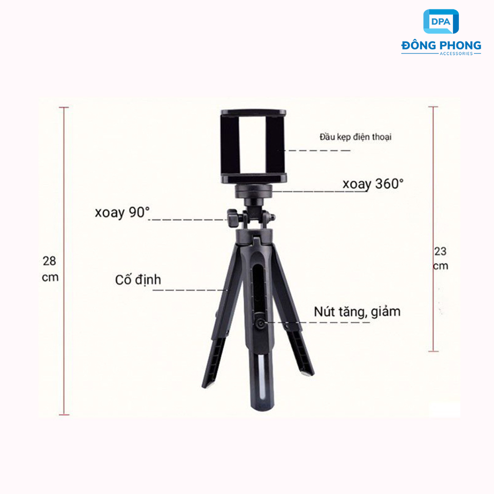 Tripod Support Mini Cho Điện Thoại, Máy Ảnh