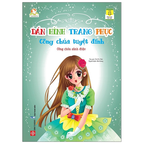 Fahasa - dán hình trang phục công chúa tuyệt đỉnh - công chúa sành điệu