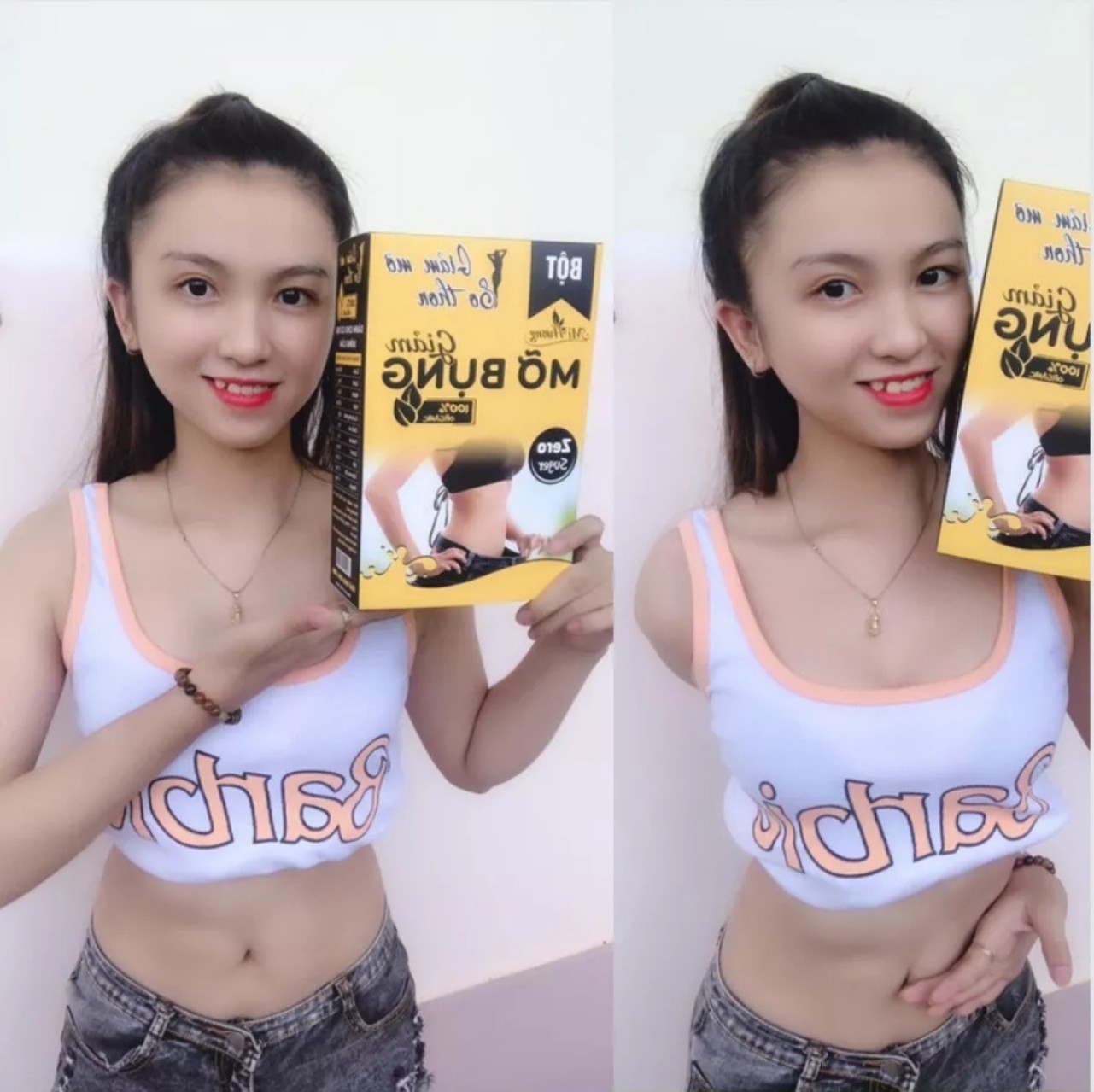 Combo Bột giảm cân Mị Hương - Giảm Mỡ Bụng Mị Hương