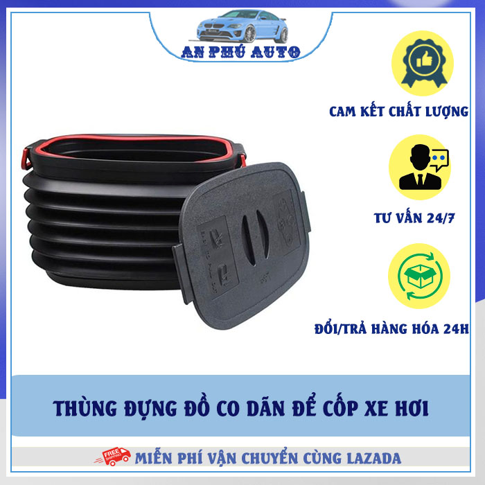 Thùng đựng đồ co giãn 40L cho ô tô