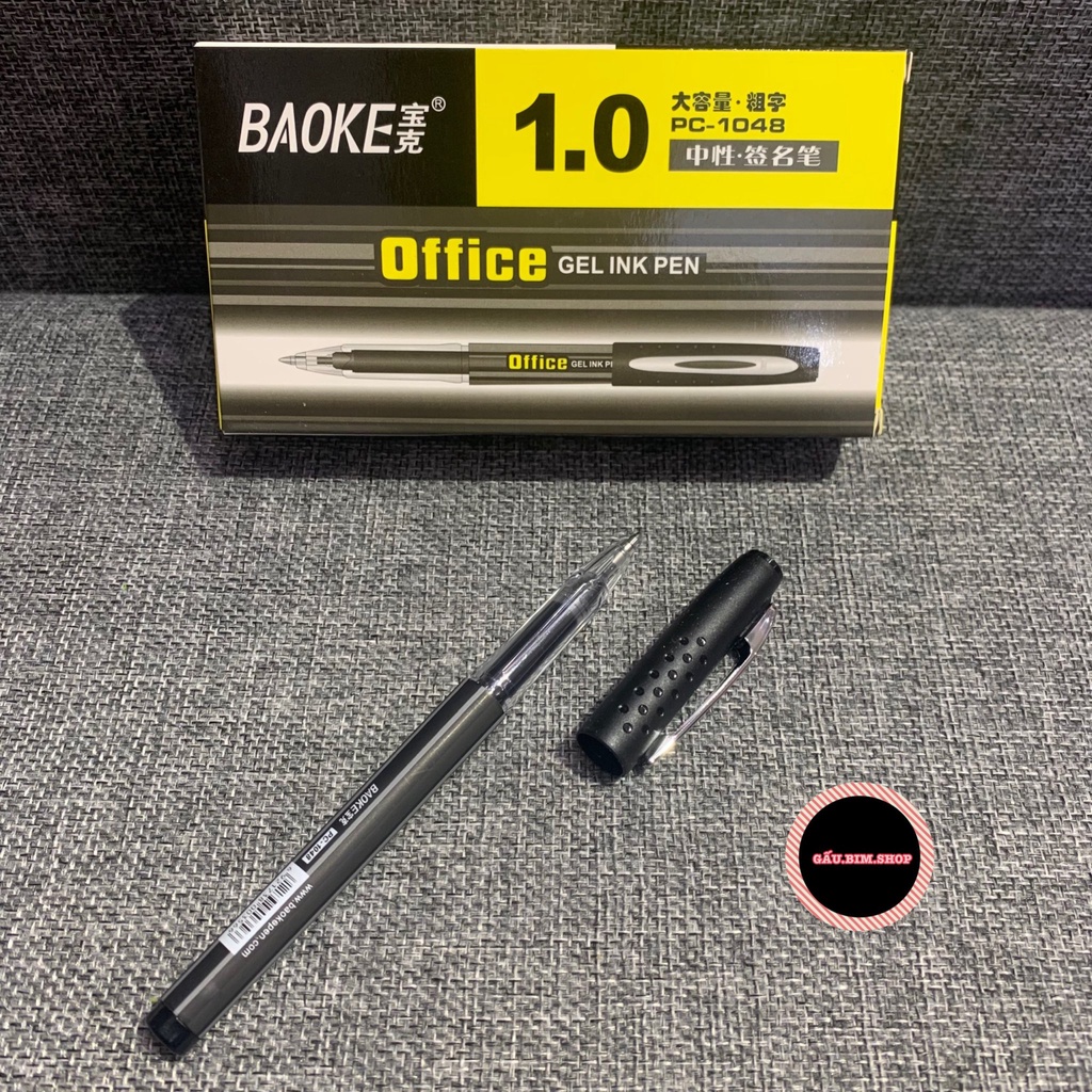 Hộp 12 Bút ký BAOKE PC-1048 ngòi 1.0 mmm