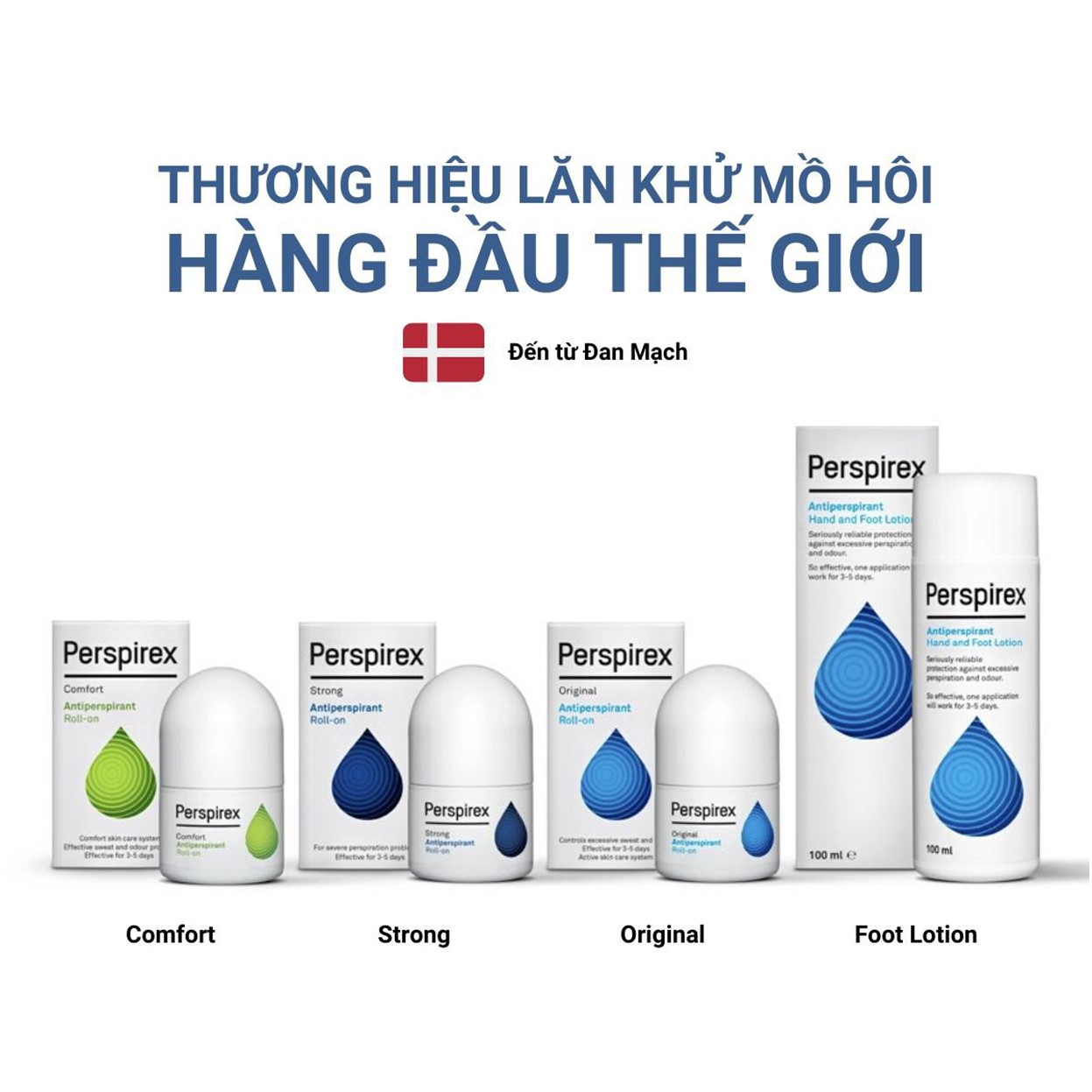 [Hot] Lăn Khử Mùi Perspirex Cao Cấp Strong (Loại Mạnh) 20ml