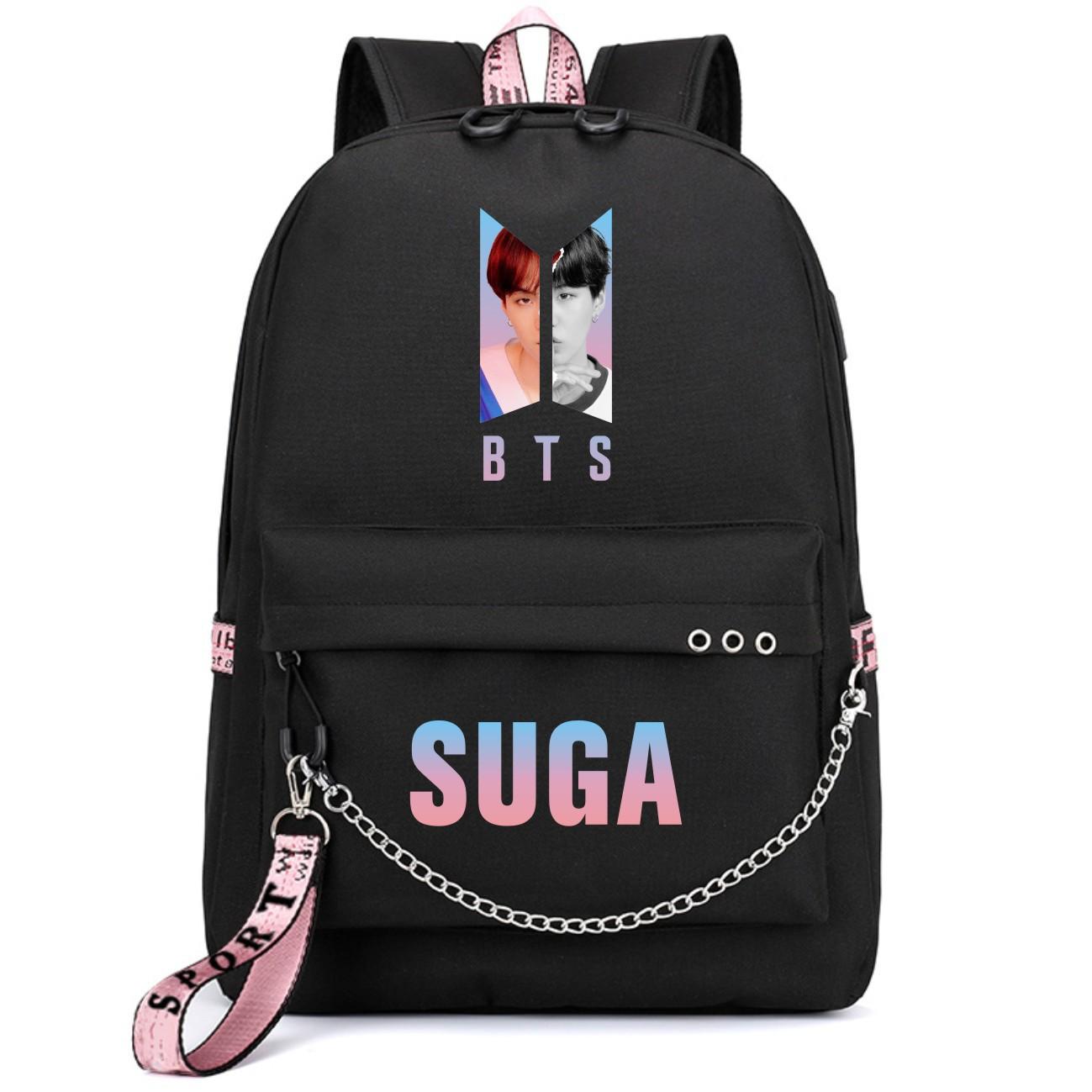 Balo Suga BTS tích hợp cổng USB
