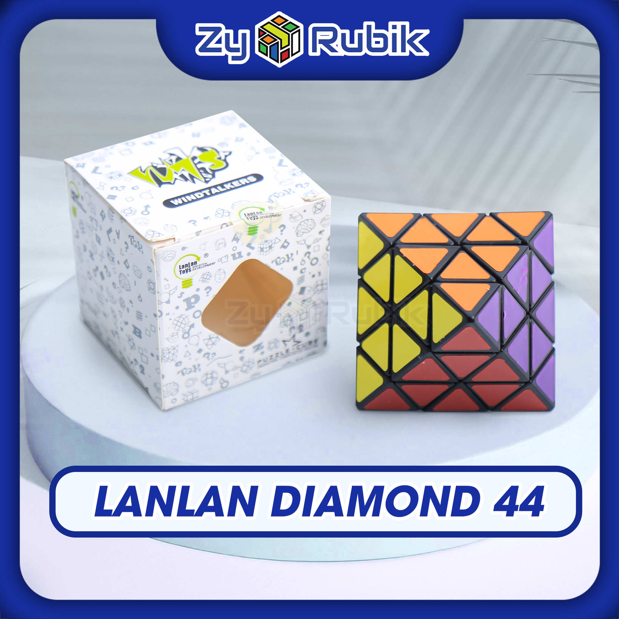 4X4 Diamond cube-Lan dianmond-Rubik s Cube-intellectual development toy