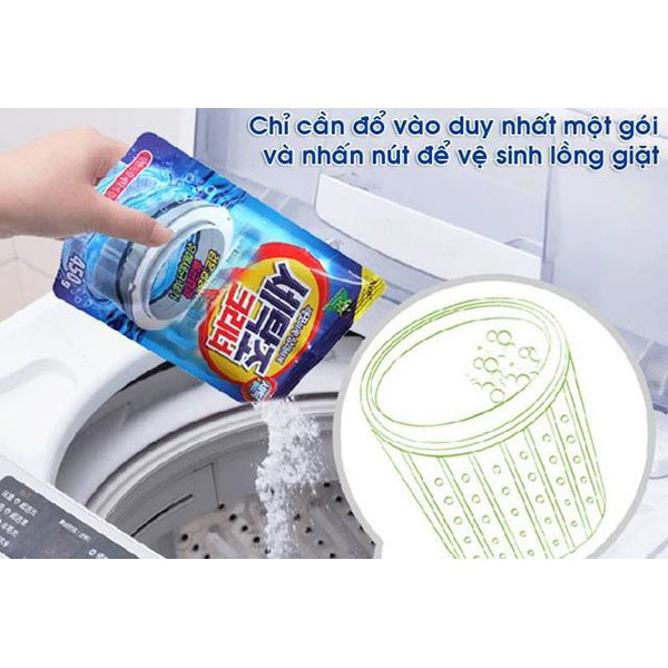 Bột tẩy vệ sinh lồng máy giặt Panda