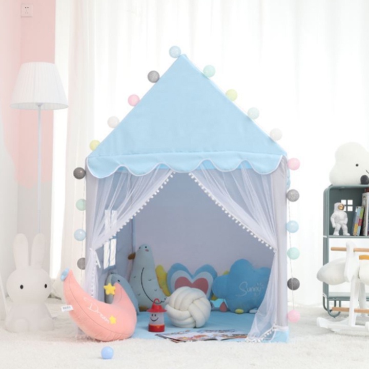 [Giá giảm sâu] Lều Cho Bé Chơi Lều trẻ em Lều Hoàng Tử Công Chúa Cho Bé Cỡ Siêu To S5 - BAO GỒM PHỤ KIỆN