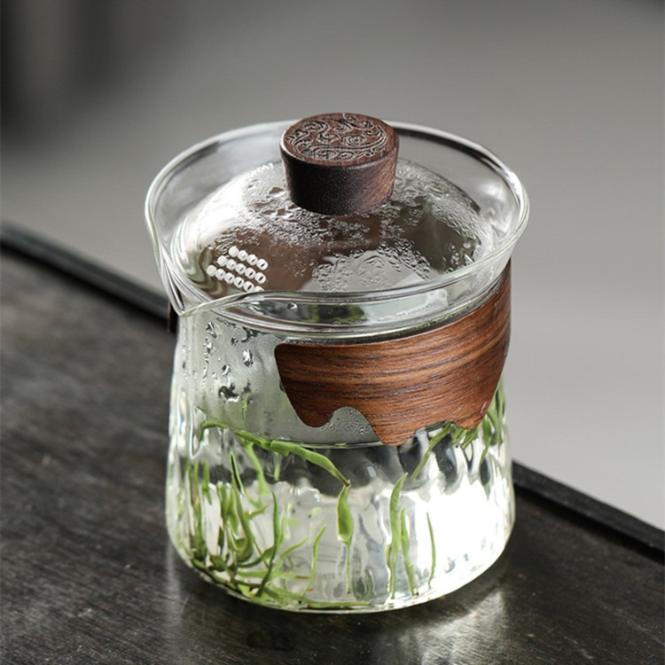 Chén Khải Tiềm Trà Bằng Thủy Tinh Chịu Nhiệt Borosilicate Cao Cấp
