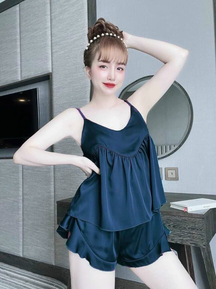 Set Bộ Lụa Satin Xịn Mịn Freesize Dưới 60kg
