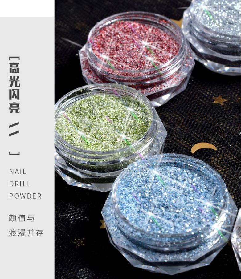 Kim Tuyến siêu sáng rắc trang trí móng