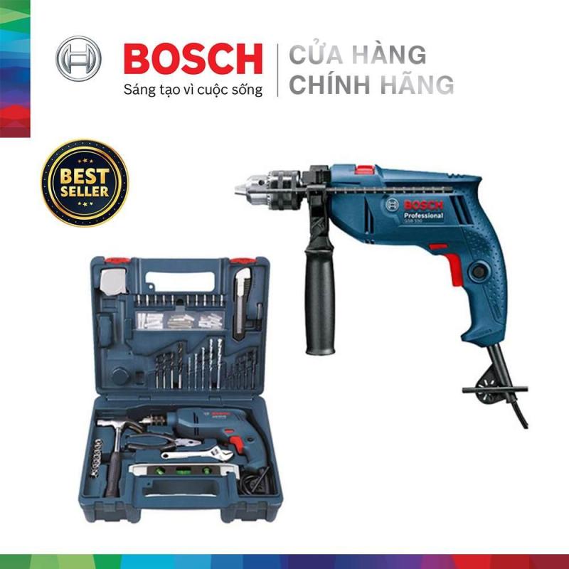 Bộ máy khoan động lực Bosch GSB 550 SET 100 chi tiết