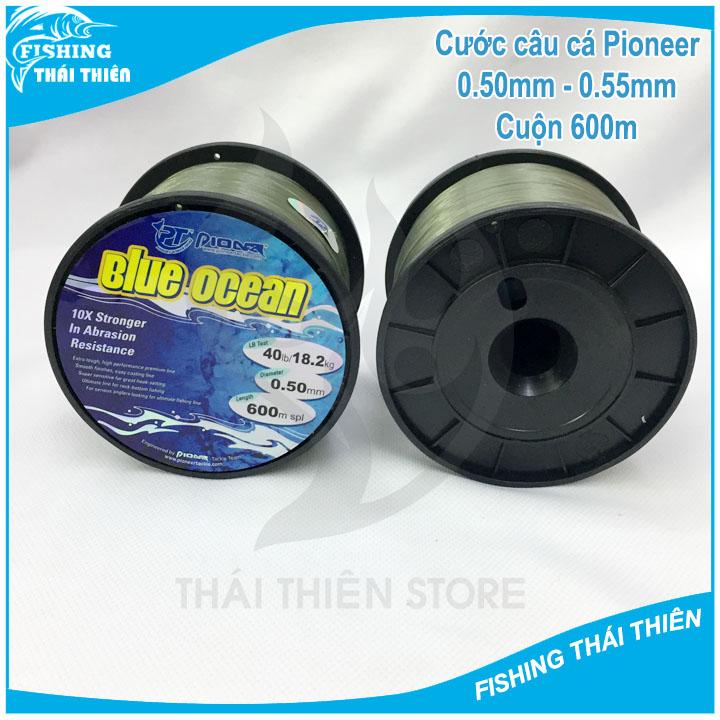 Dây cước câu cá Pioner BlueOcean cuộn 600m