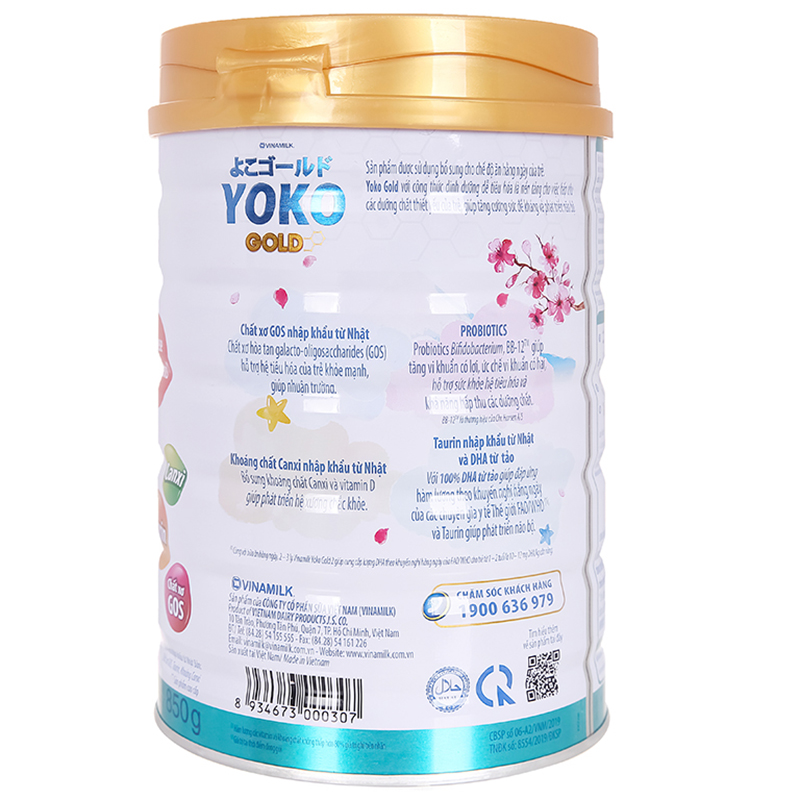 SỮA BỘT YOKO 2 850G (CHO TRẺ TỪ 1 - 2 TUỔI)