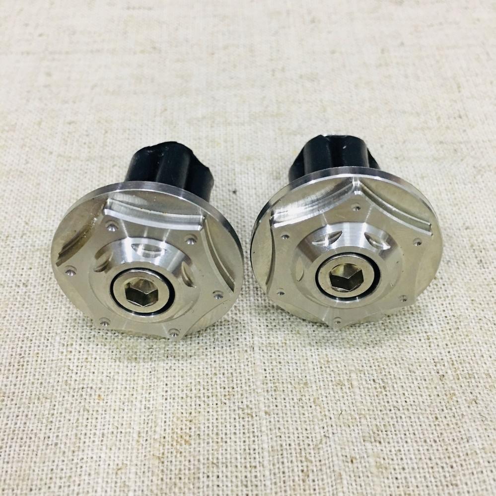 [YÊU XE] GÙ TAY LÁI XE LỤC GIÁC INOX TRANG TRÍ XE MÁY CAO CẤP (CNC)