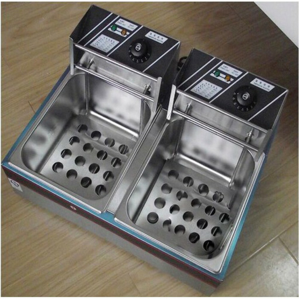Bếp chiên nhúng điện - bếp điện - bếp đôi 12l