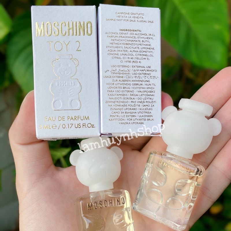 [ CHÍNH HÃNG] Nước hoa mini MOSCHINO TOY 2 5ml