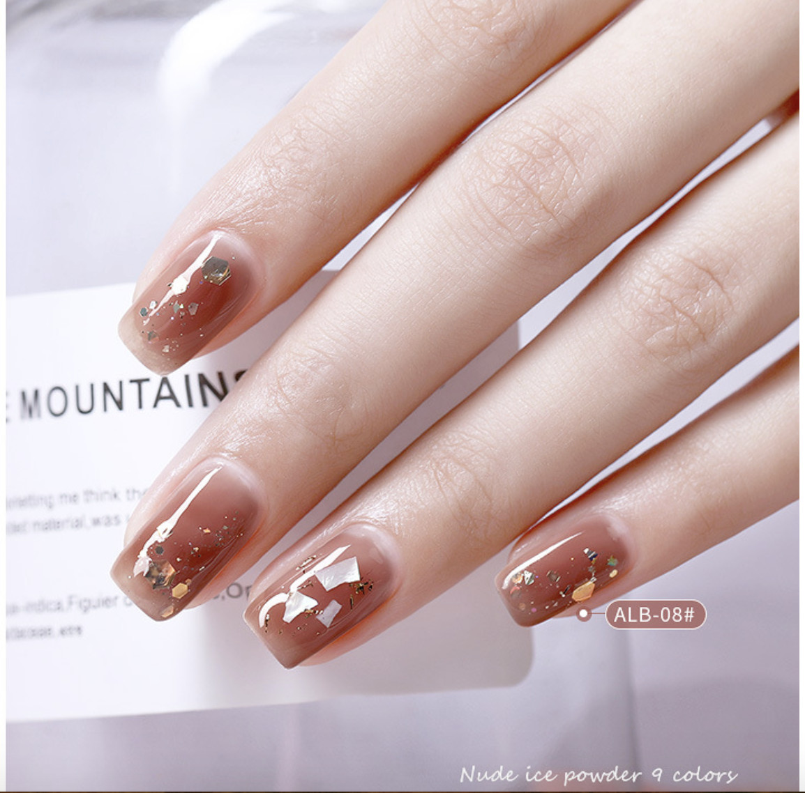 Sơn Gel Thạch AS Mã ALB  Chính Hãng 15ML