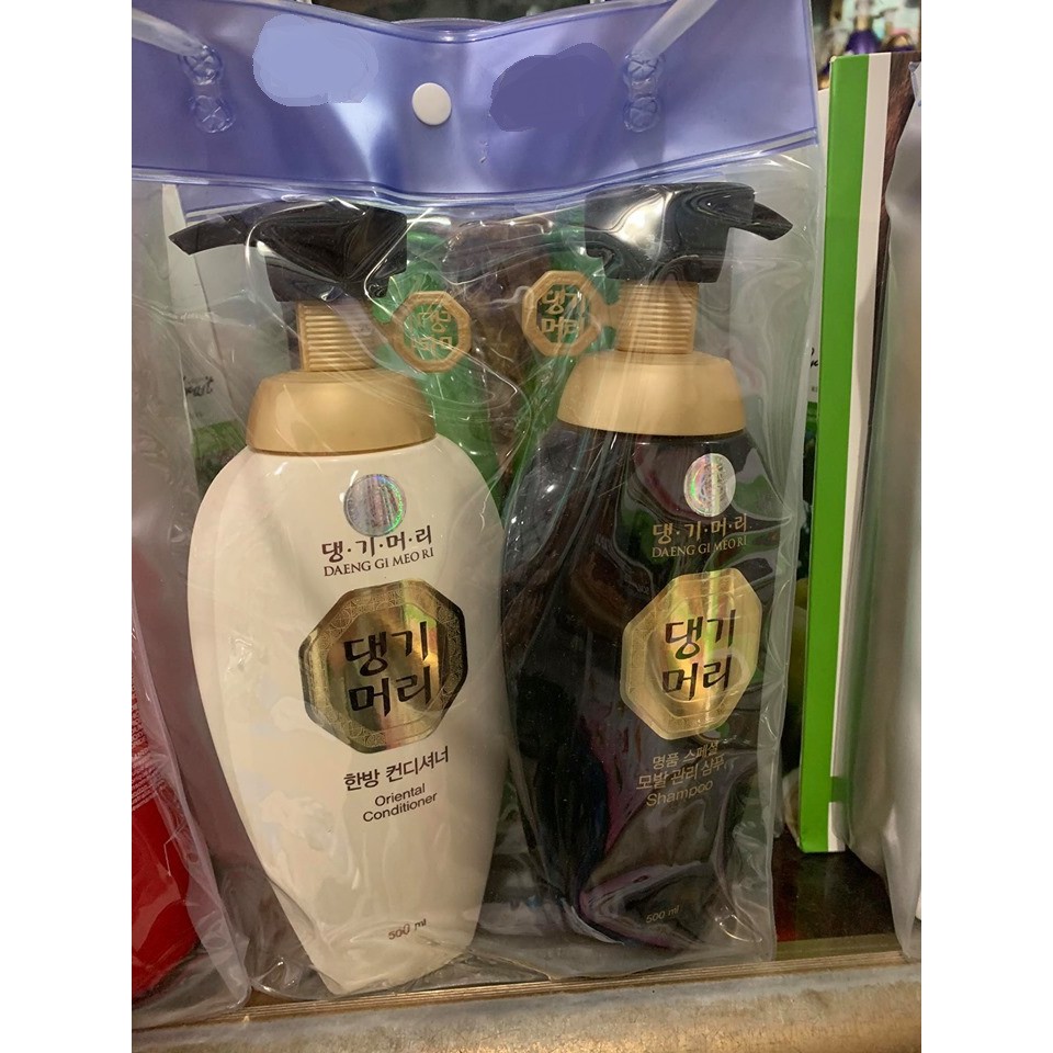 Cặp Dầu gội xả thảo dược Daeng Gi Meo Ri 500ml x2