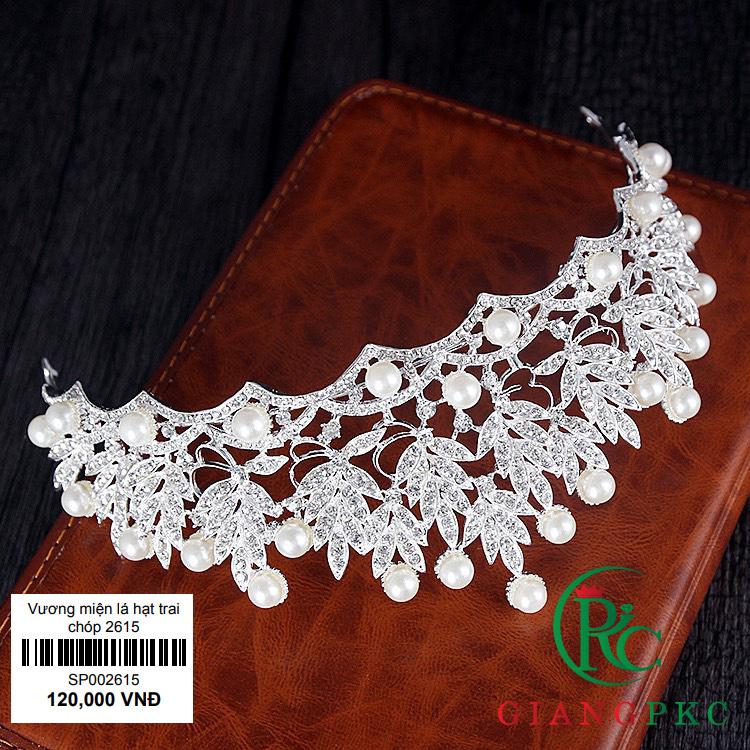 Vương miện lá hạt trai chóp t10-2019
