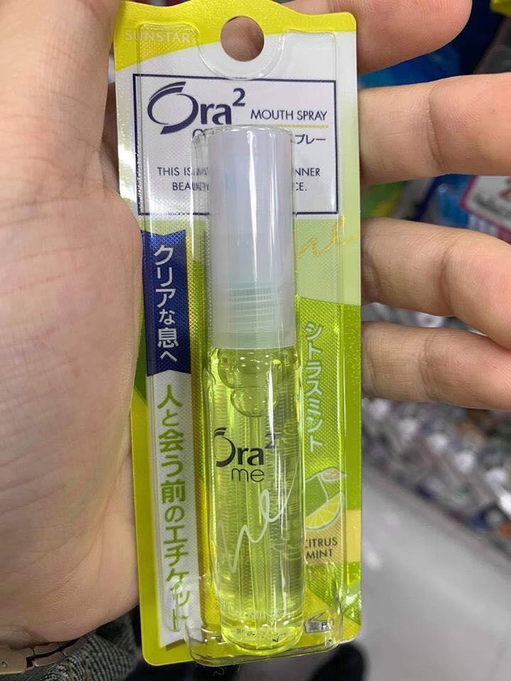 [HCM]Combo 2 chai Xịt thơm miệng Ora2 Breath Fine 5ml nội địa Nhật