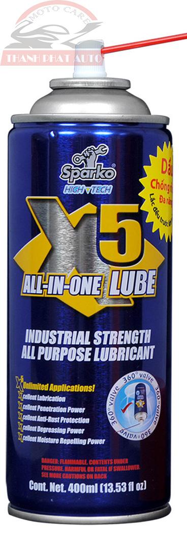 [HCM]Dầu chống rỉ sét đa năng X5 400ml