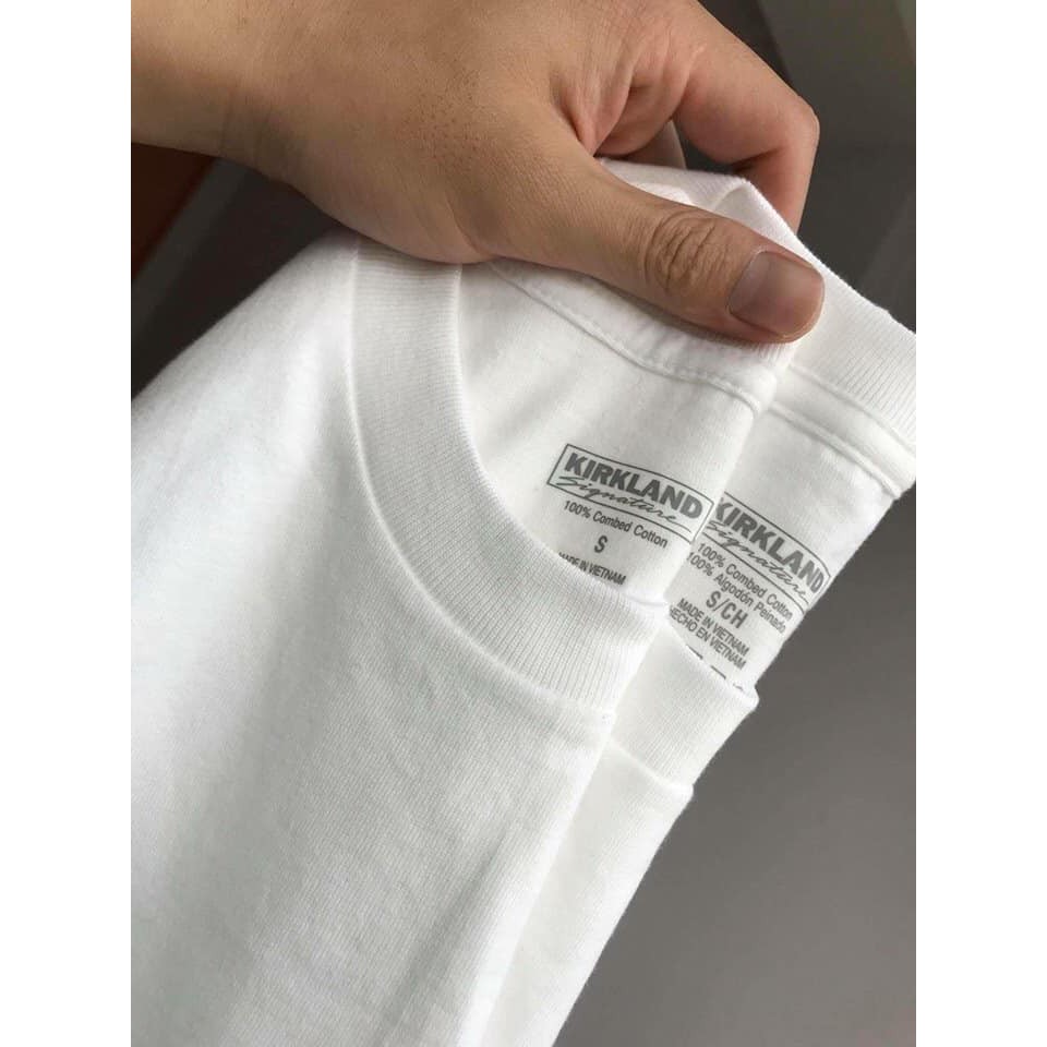 Áo Kirkland Unisex cotton 100% co dãn 4 chiều