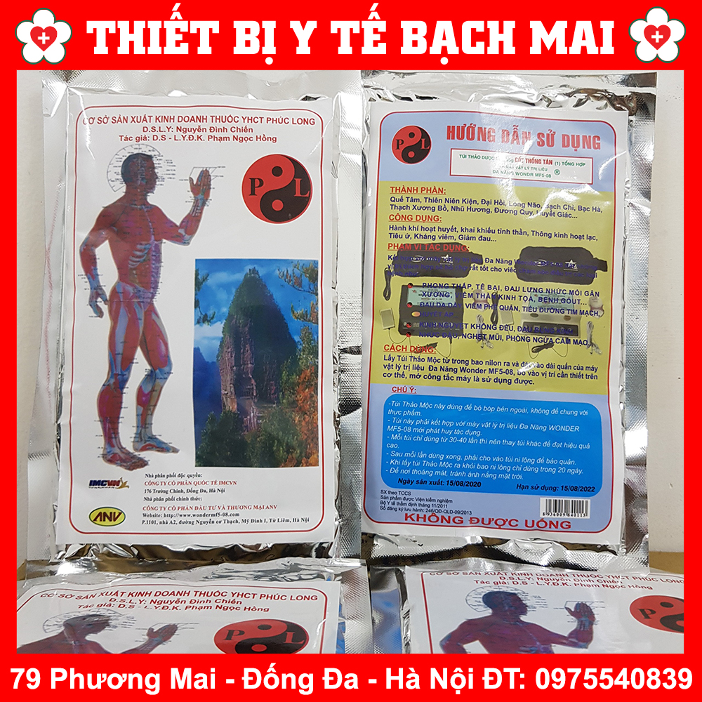 Túi Thảo Mộc CỐT THỐNG TÁN Máy Vật Lý Trị Liệu