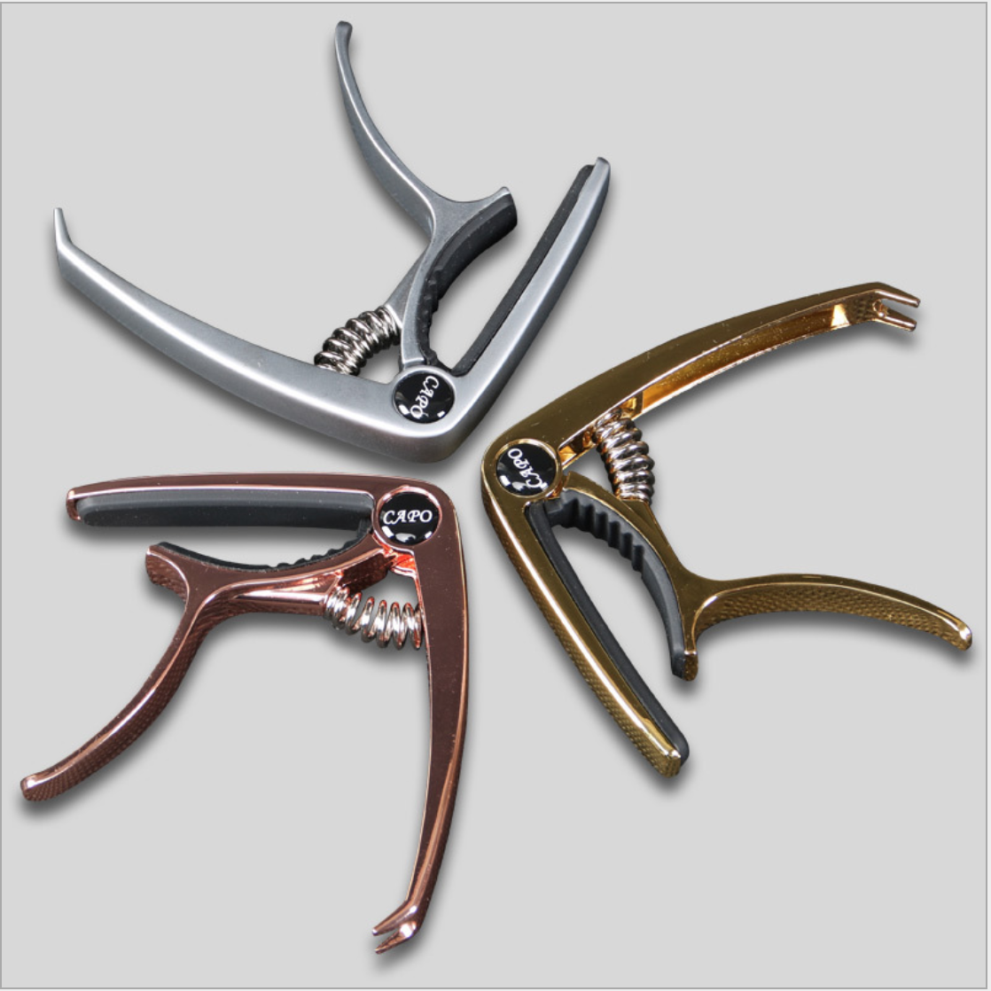 Capo Đàn Guitar Kim Loại Cao Cấp Màu Đen