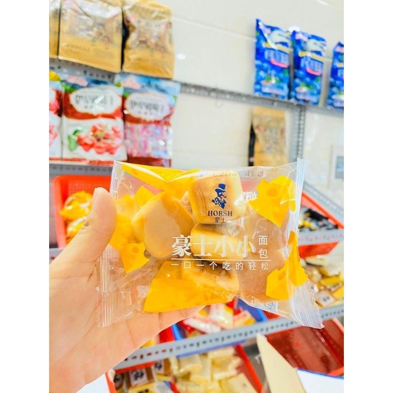Compo 3 bịch Bành mỳ phomai Cheese Horsh( Mỗi bịch 6 viên bánh)
