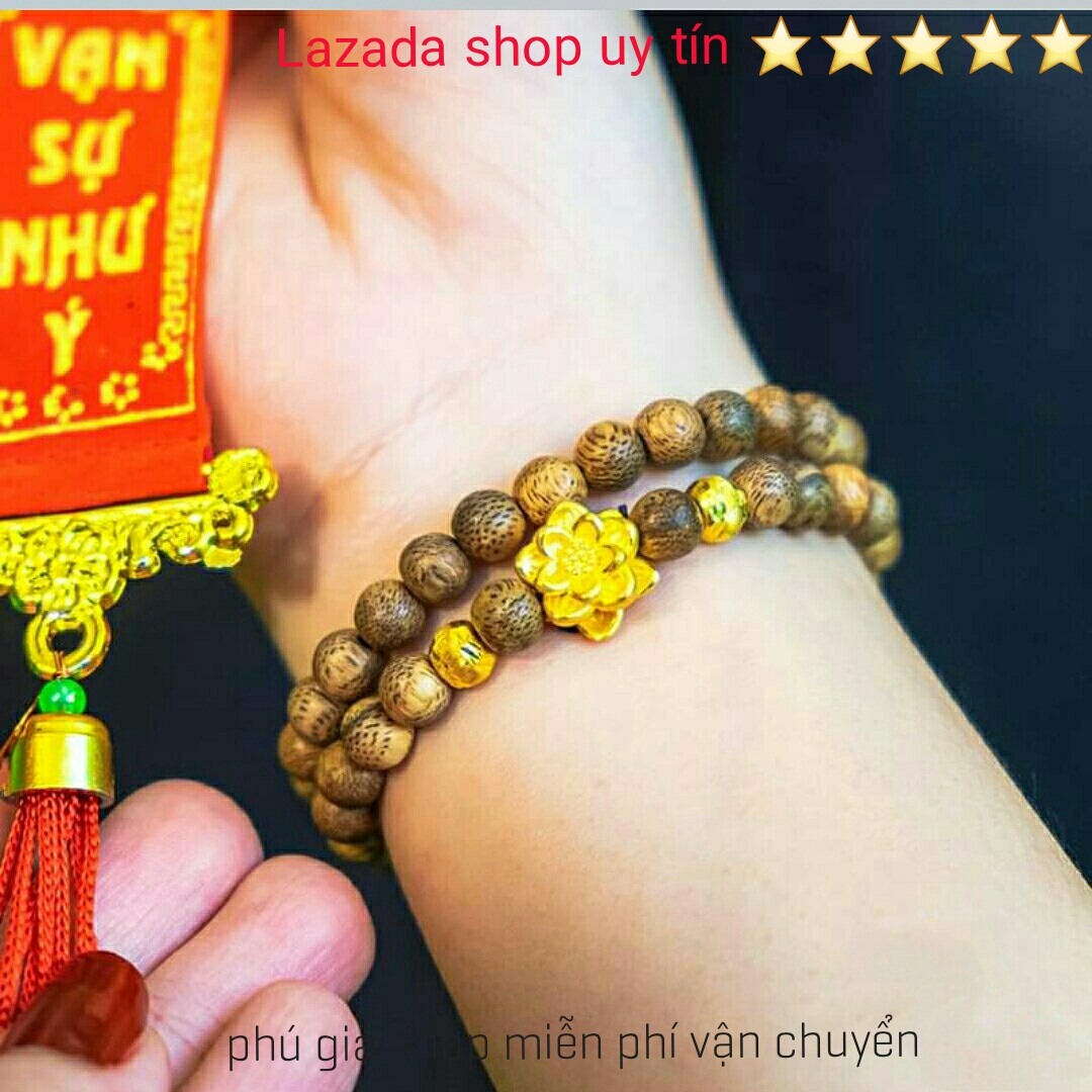Bracelets agarwood delivery flower Golden Lotus