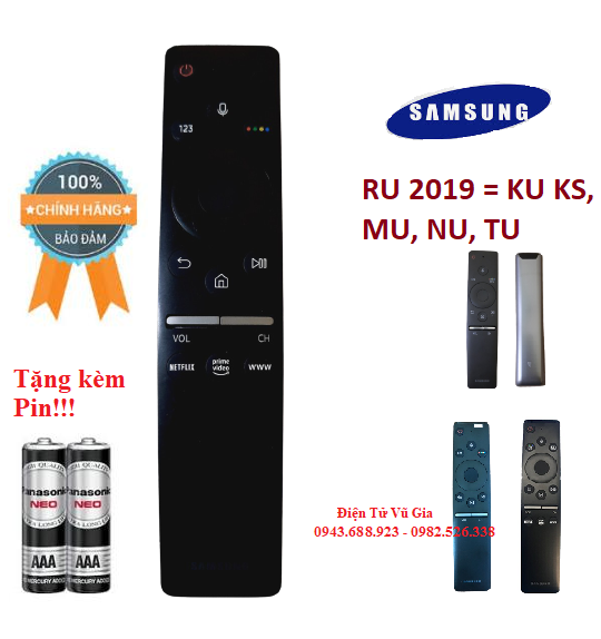 Remote Điều khiển tivi Samsung giọng nói RU 2019 có tìm kiếm bằng Tiếng Việt- Hàng chính hãng Made in Viet Nam mới 95%
