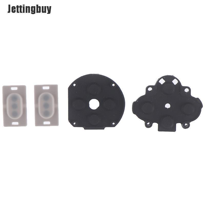 Jettingbuy 4pcs/set Silicone Rubber Button Switch Conductive Pad Replacement for PSP 1000