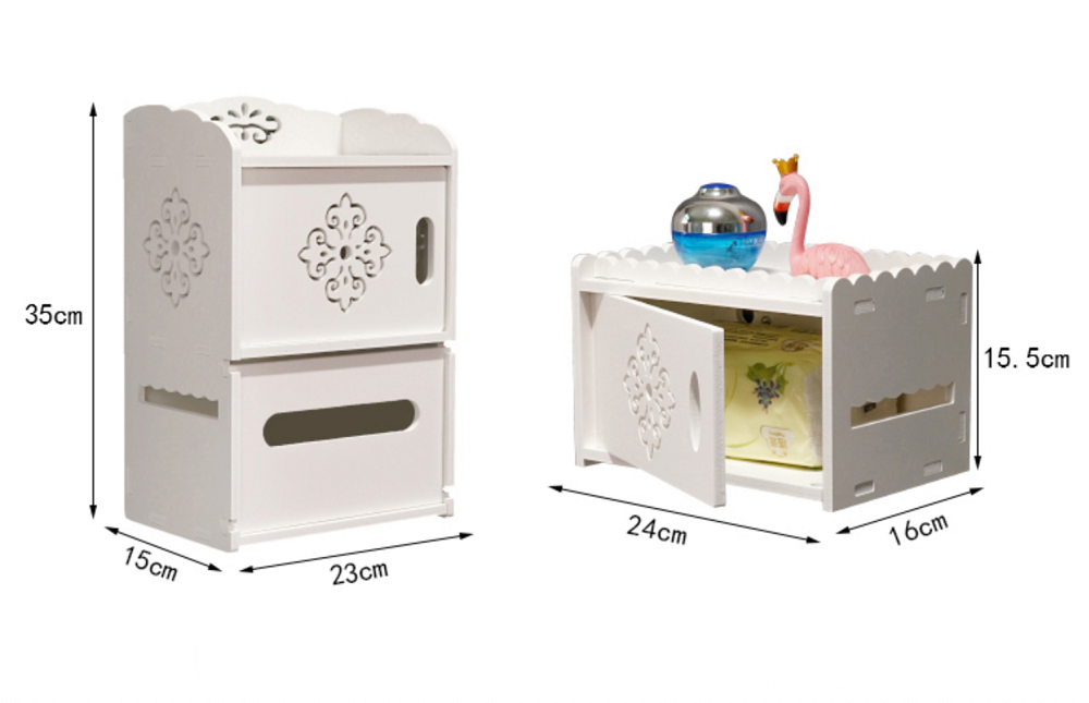 TỦ ĐỰNG ĐỒ NHÀ VỆ SINH 2 TẦNG