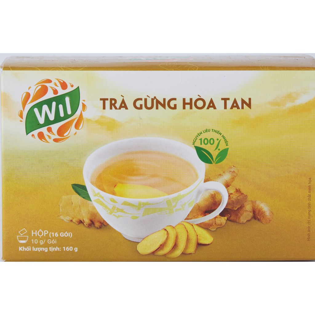 TRÀ GỪNG HÒA TAN WIL - Hộp 272g