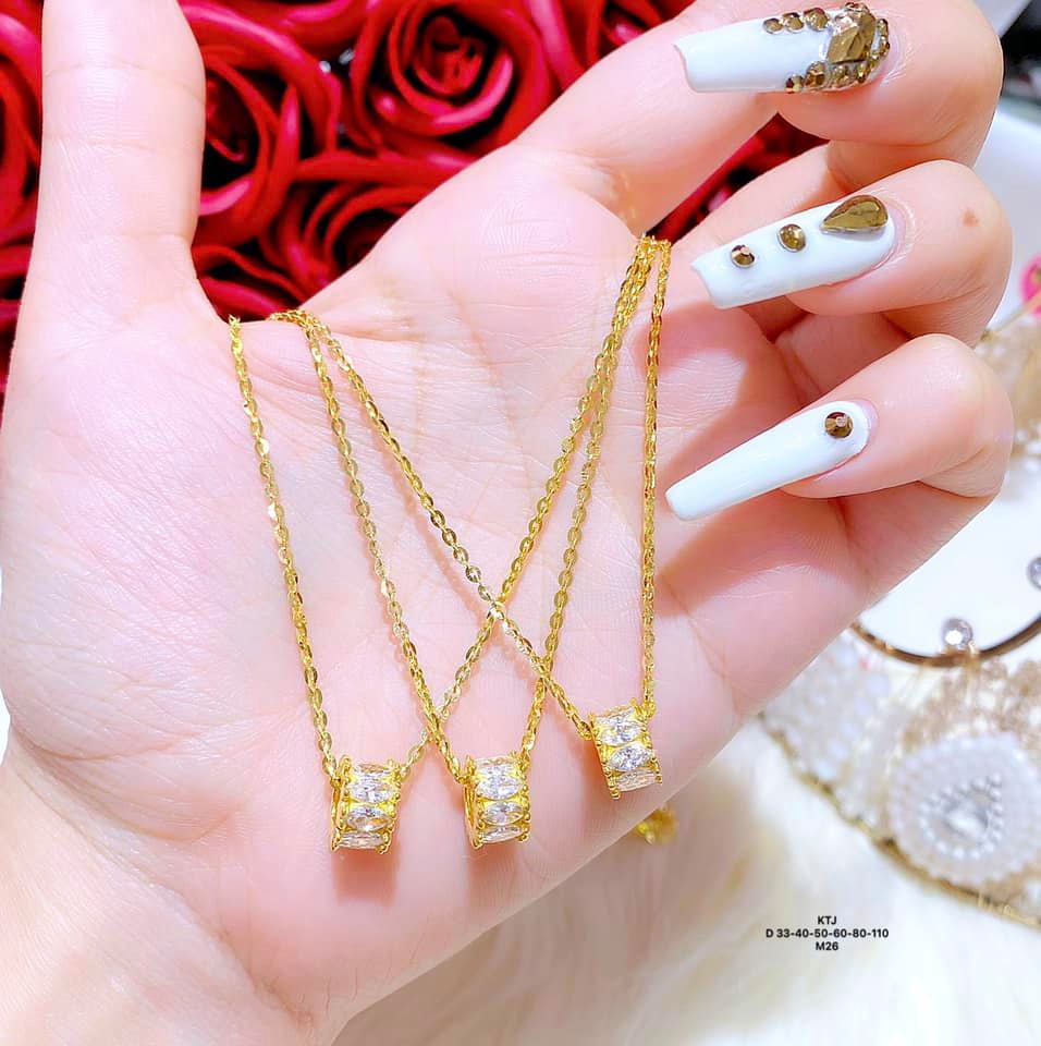 ngoctraianchi sỉ dây chuyền vàng Tây mẫu trẻ trung cho bạn gái