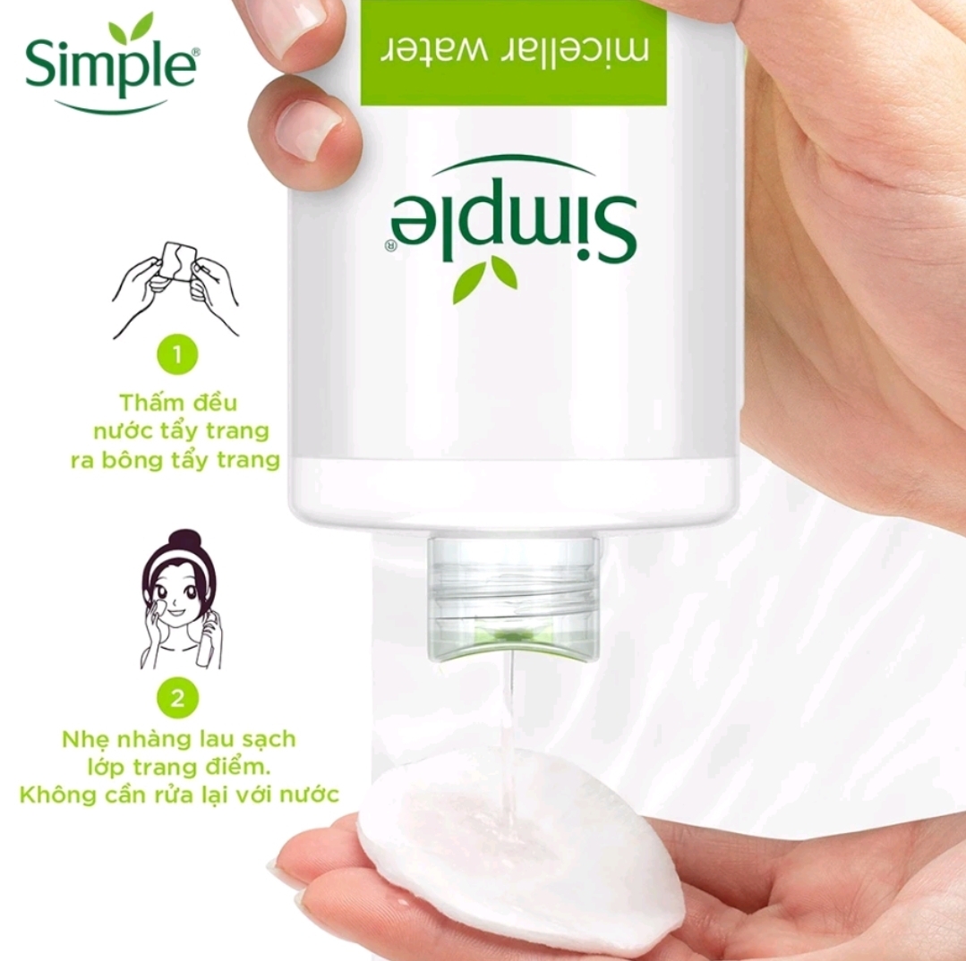 Nước Tẩy Trang Simple Micellar Water 200ml