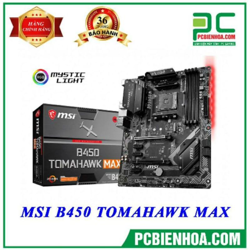 Bảng giá Mainboard MSI B450 TOMAHAWK MAX ( AM4 / ATX / 4xDDR4 ) Phong Vũ