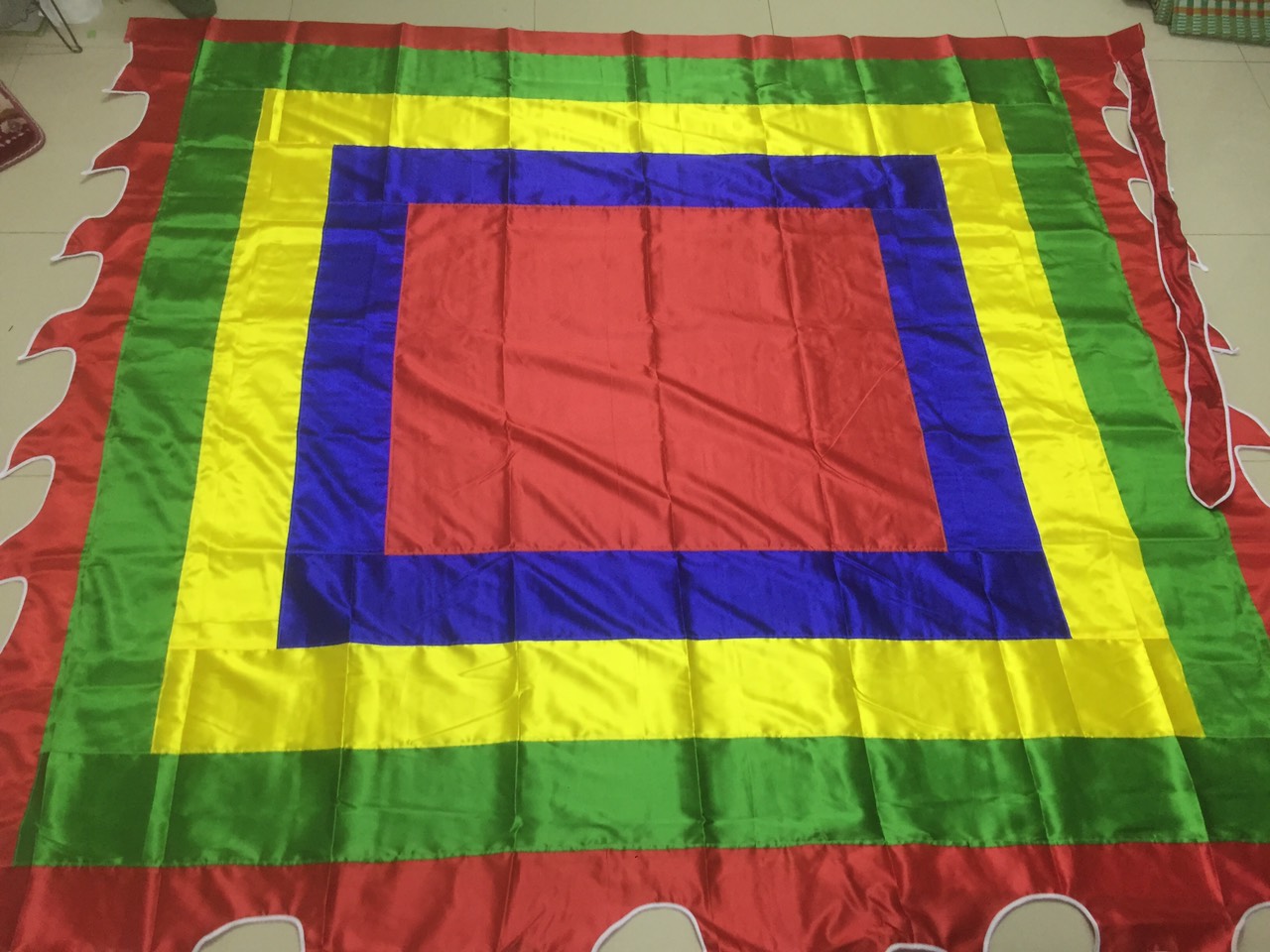 Cờ Ngũ Sắc, Cờ Thần Loại 2.5x2.5m
