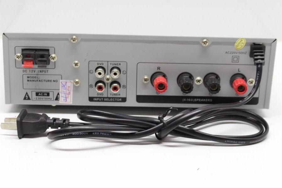 Amply WXF AV-368 12V/220V - Audio Blutooth KARAOKE