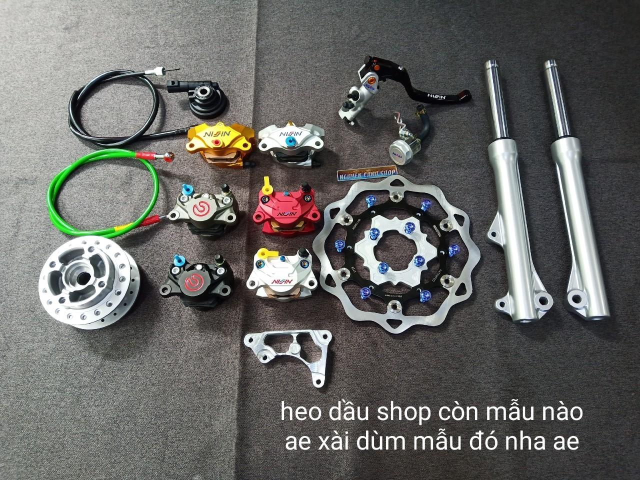 Bộ đĩa trước xe sirius cumbo VIP như hình