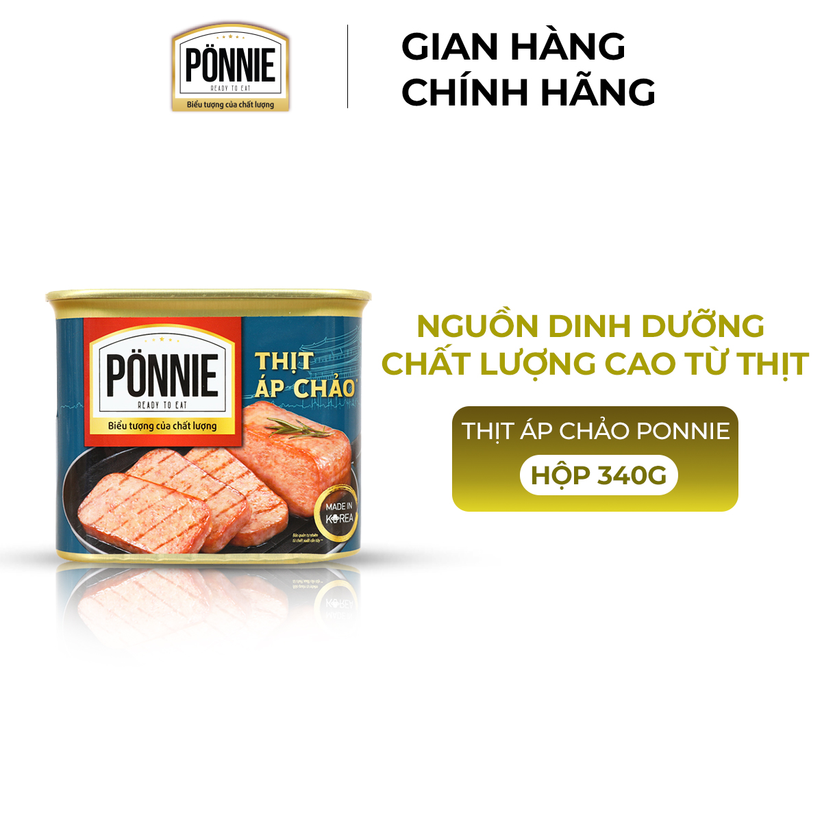 [chỉ trong 20.08 - 22.08 voucher 20% cho đơn 149k] (chọn loại) thịt áp chảo ponnie