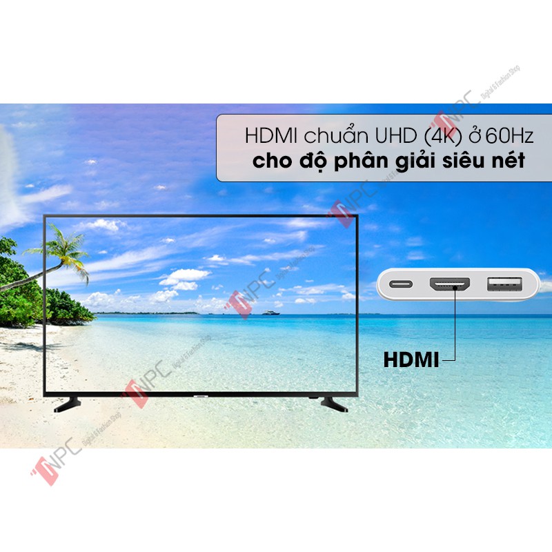 [NGUYÊN SEAL CHÍNH HÃNG] Cáp Chuyển Đổi Apple USB-C to Digital AV Multiport ( HDMI 4K 60Hz ) - MUF82