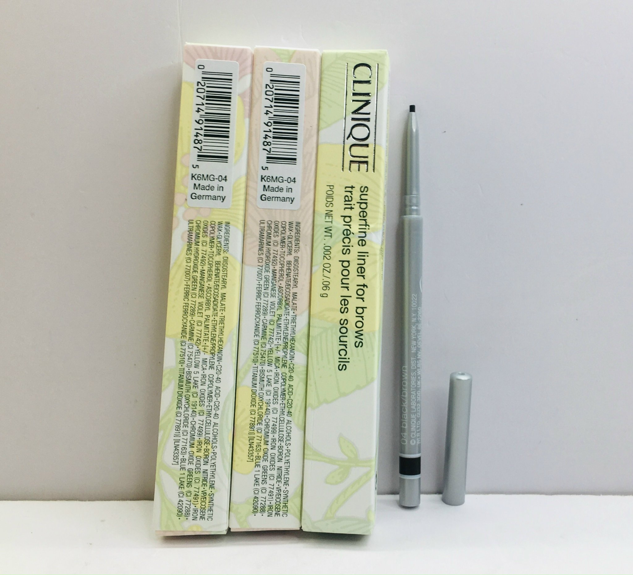 Chì kẻ lông mày Clinique superfine liner for brows của Mỹ
