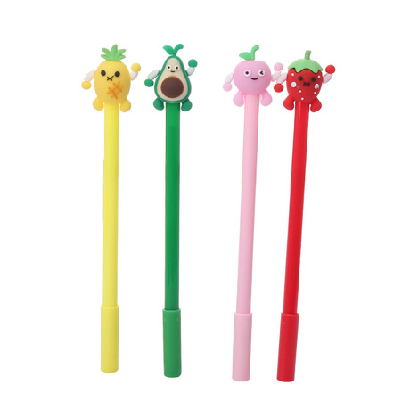 Combo 4 bút bi nước hoa quả cute mix mẫu