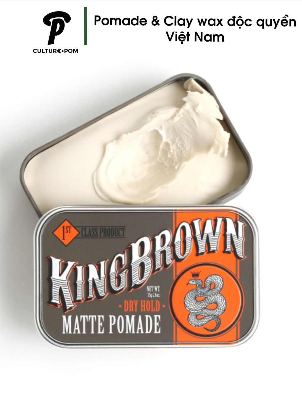 KINGBROWN CHÍNH HÃNG ⎮ SÁP VUỐT TÓC KINGBROWN Matte